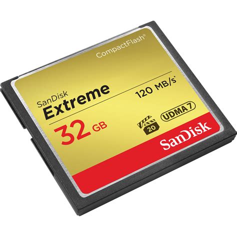 Sandisk 32 Gb Extreme Compactflash Memory Card Sdcfxs 032g A46