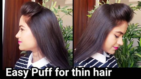 Hair thinning is a common problem faced by men. Perfect PUFF for THIN HAIR! Everyday Quick Easy puff ...