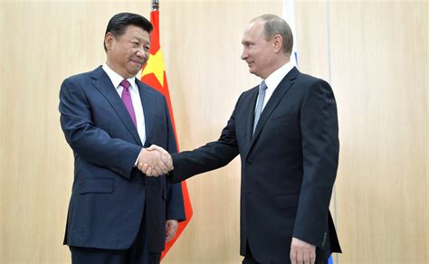 Chinese president xi jinping and russian president vladimir putin meet the press in moscow. File:Vladimir Putin and Xi Jinping, BRICS summit 2015 01 ...