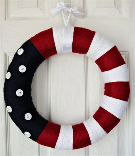 Diy Patriotic Wreaths For Memorial Day Flag Day And