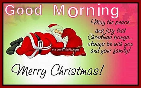 Give and receive love this holiday season and you will surely have a joyous xmas. Good Morning Merry Christmas To You And Your Family ...