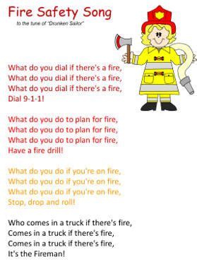 Tell me now baby is he good to you can he do to you the things that i do i can take you higher oh oh oh i'm on fire. fire safety song | Jobs Lesson Plan | Fire safety week ...