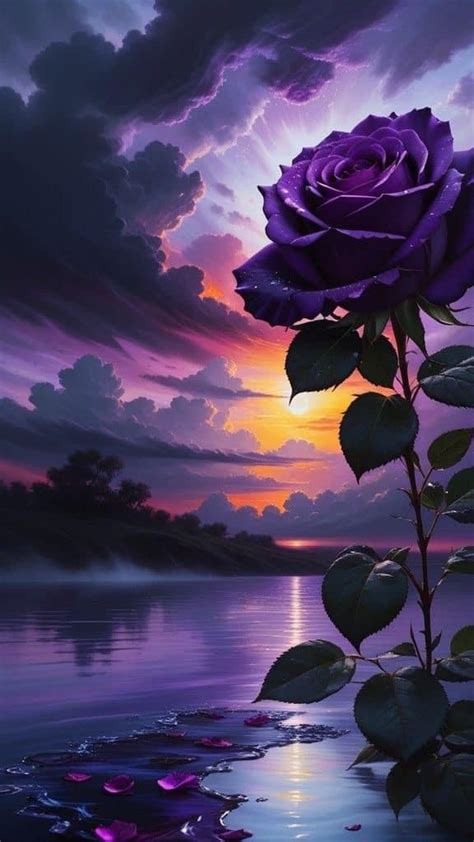 Pin By Vesna Grubanoski On Beautiful Evening Beautiful Scenery Paintings Lovely Flowers
