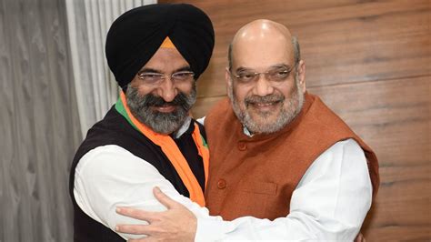 Sad Leader Manjinder Singh Sirsa Joins Bjp Ahead Of Punjab