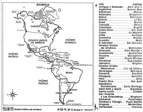 División Política De América Actividad Realiza La Actividad Que Te