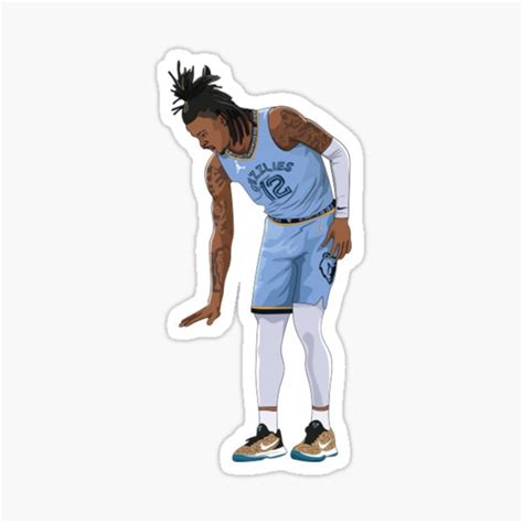 Ja Morant Sticker For Sale By Franklinmoody Redbubble