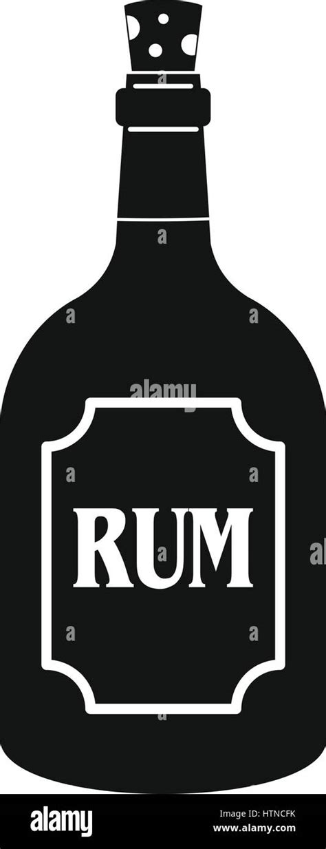 Rum Symbol Einfache Darstellung Der Rum Vektor Icon Für Web Stock Vektorgrafik Alamy