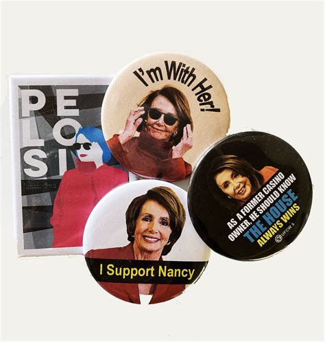 Nancy Pelosi Collector Set Of 4 Pins Foreamerica