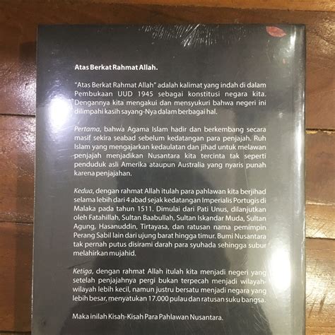 Buku Kisah Kisah Pahlawan Nusantara Ustadz Salim A Fillah Toko
