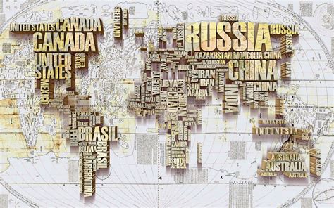 3d Typography World Map World Map Concept Artwork Hd Wallpapers 3d
