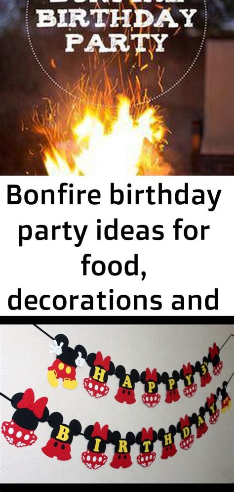 Bonfire Birthday Party Ideas For Food Decorations And Fun Bonfire