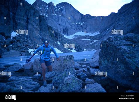 Chasm Lake Rocky Hi Res Stock Photography And Images Alamy