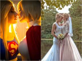 Supergirl And Powergirl Got Married Album On Imgur Lesbian Bride Hot Sex Picture