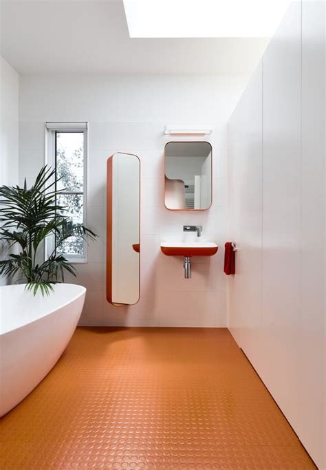 50 Cool Orange Bathroom Design Ideas Digsdigs