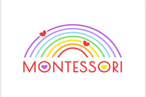 Montessori Logotype Education Illustrations ~ Creative Market