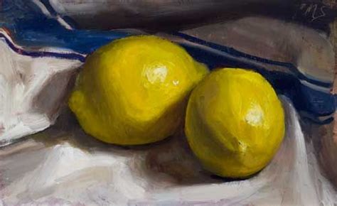 Daily Painting Titled Two Lemons Click For Enlargement Still Life Art Still Life Oil