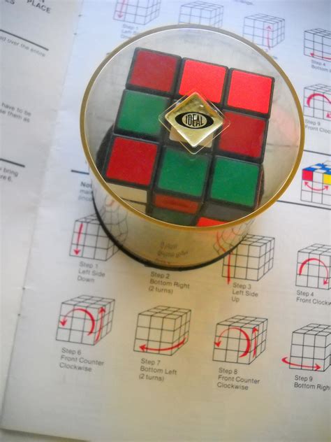 Vintage 1980 Rubiks Cube With Solution Book Ideal Rubiks Cube In