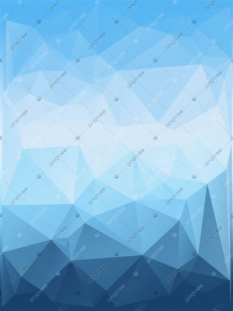 Blue Atmospheric Solid Polygon Gradient Background Wallpaper Image For