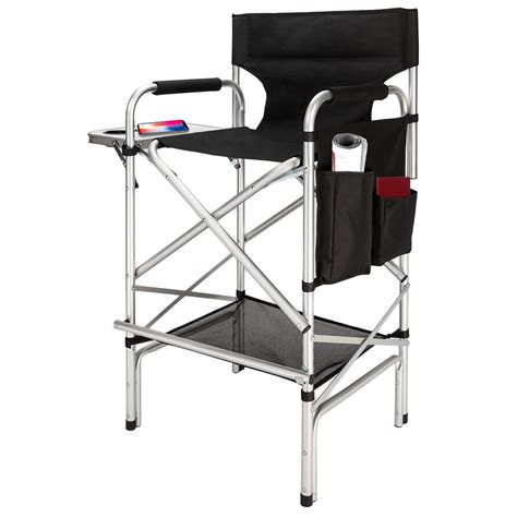 Shows and cup holder xl comfort design the chosen model. Lightweight Tall Folding Directors Chair Foldable Makeup ...