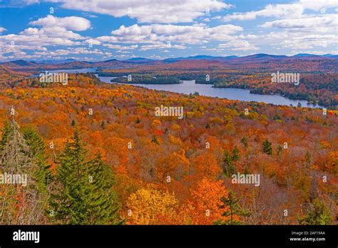 Fall Colors In The Adirondacks From Bald Mountain New Old Forge New