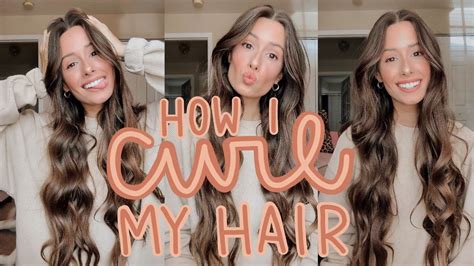 HOW I CURL MY HAIR LONG MERMAID HAIR YouTube