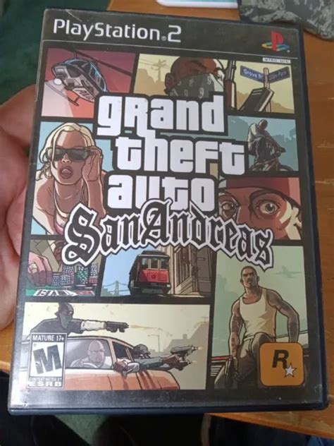Gta Grand Theft Auto San Andreas Complete W Map Poster Playstation 2