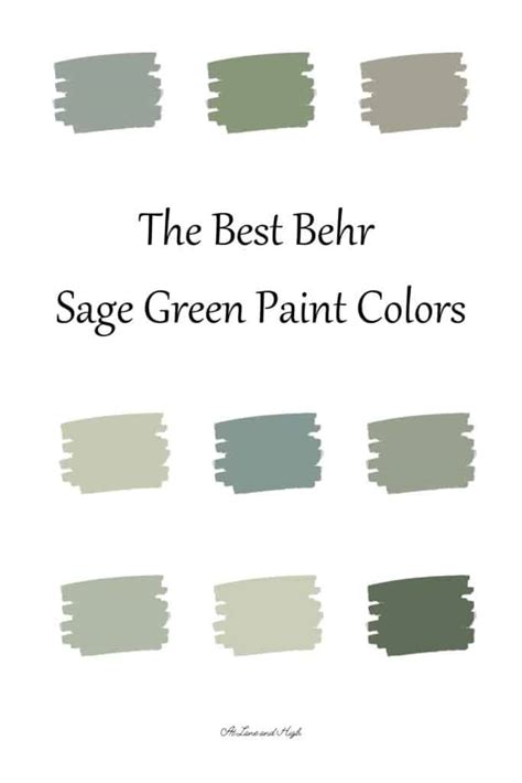 The 9 Best Behr Sage Green Paint Colors Of 2023