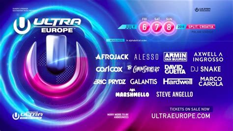 Ultra Europe Reveals Phase 1 Of 2018 Lineup
