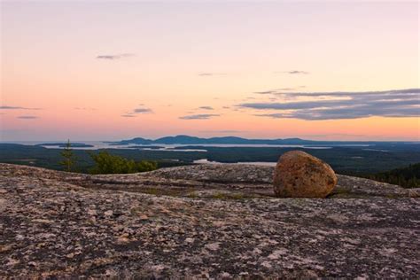 Sunset Over Mount Desert Island Maine Photorator