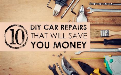10 Diy Car Repairs That Save Money Confessions Of The Professions