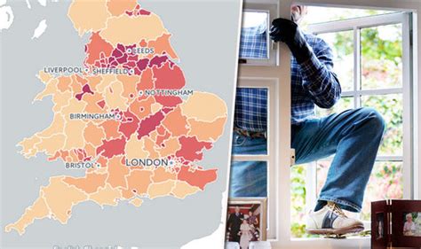 Mapped Burglary Hotspots Across Uk Is Your Home At Risk Uk