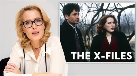 Watch Gillian Anderson Breaks Down Her Career From The X Files To