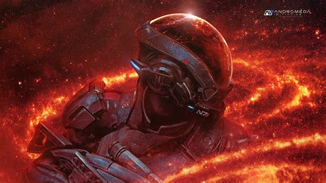 Download Wallpaper Mass Effect Andromeda N7 1920x1080