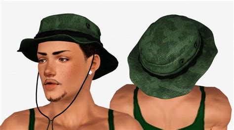 Boonie Bucket Hat For Males By Infisim Sims 3 Downloads Cc Caboodle