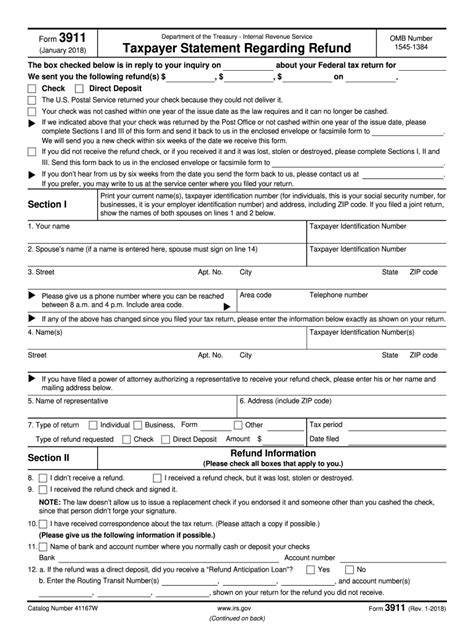 IRS 3911 2018  Fill and Sign Printable Template Online  US Legal Forms
