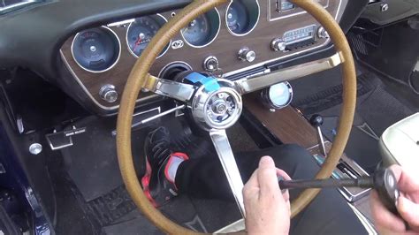 How To Remove And Install A Steering Wheel On A 1967 Gto Youtube