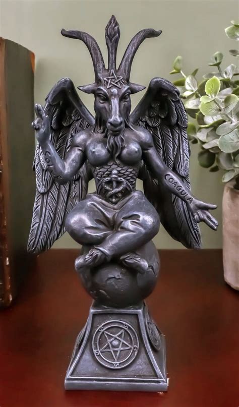 Buy Ebros T Church Of Satan Sabbatic Goat Idol Baphomet Resin Statue Satanic Occultic