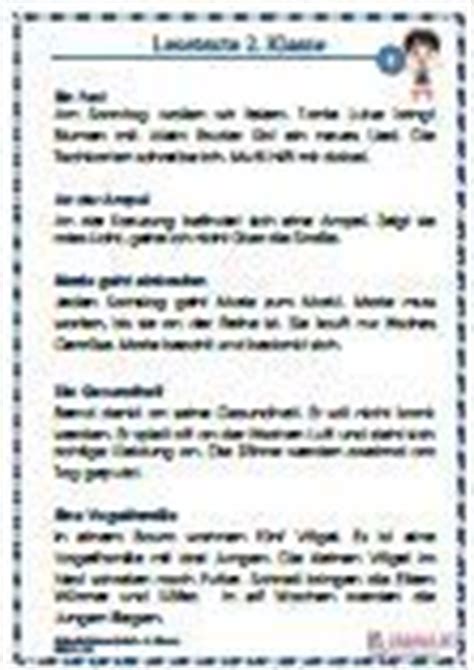 Unterrichtsmaterial ´lesetext´, deutsch, klasse 2+1. Arbeitsblätter Deutsch Lesetexte Lesen 2.Klasse Grundschule