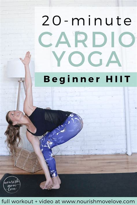 Minute Beginner Cardio Workout Video Nourish Move Love Cardio Yoga Hiit Workouts For