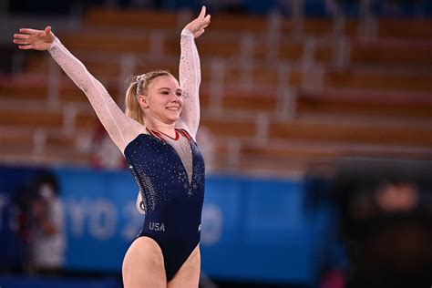 Us Gymnast Jade Carey Wins Gold In Floor Exercise Final At Tokyo