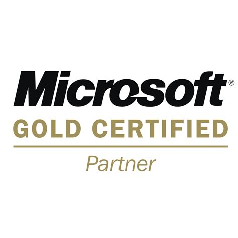 Microsoft Gold Certified Partner Logo Png Transparent And Svg Vector