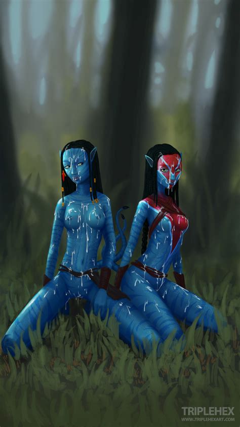 Rule 34 After Sex Alien Blue Skin Cum Female James Camerons Avatar