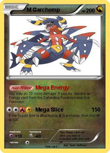 Check spelling or type a new query. Pokémon M Garchomp 2 2 - Mega Energy - My Pokemon Card