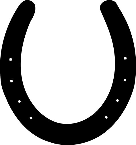From wikimedia commons, the free media repository. SVG > luck horseshoe - Free SVG Image & Icon. | SVG Silh