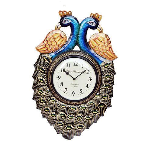 See more ideas about clock, wall clock, wall clock fancy. Indian Handmade Peacock Wall Clock Buy indian handmade ...