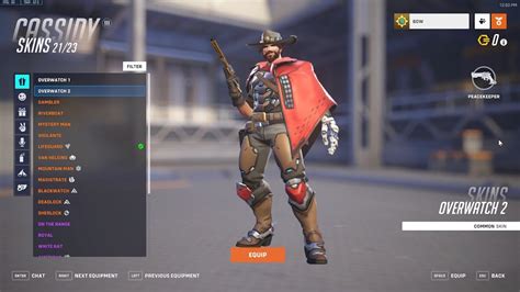 cole cassidy overwatch 2 skin w gold gun official youtube