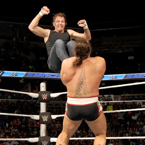 Roman Reigns Dean Ambrose Vs Alberto Del R O Rusev Fotos Wwe