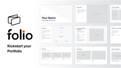 Folio 2020 Product Design Portfolio Template Figma