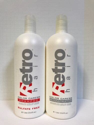 Retro Hair Color Caress Shampoo And Reconstructor Sulfate Free Set 33