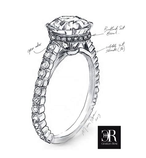 A Charles Rose Diamond Ring With A Diamond Set Collette Charlesrosemoment